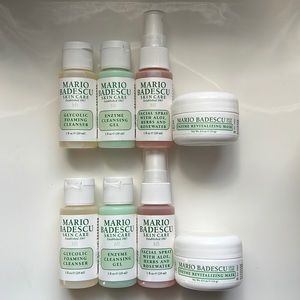 Mario Badescu Cleanse, Mask, & Refresh Travel Sets | 2 Count | New, No Box